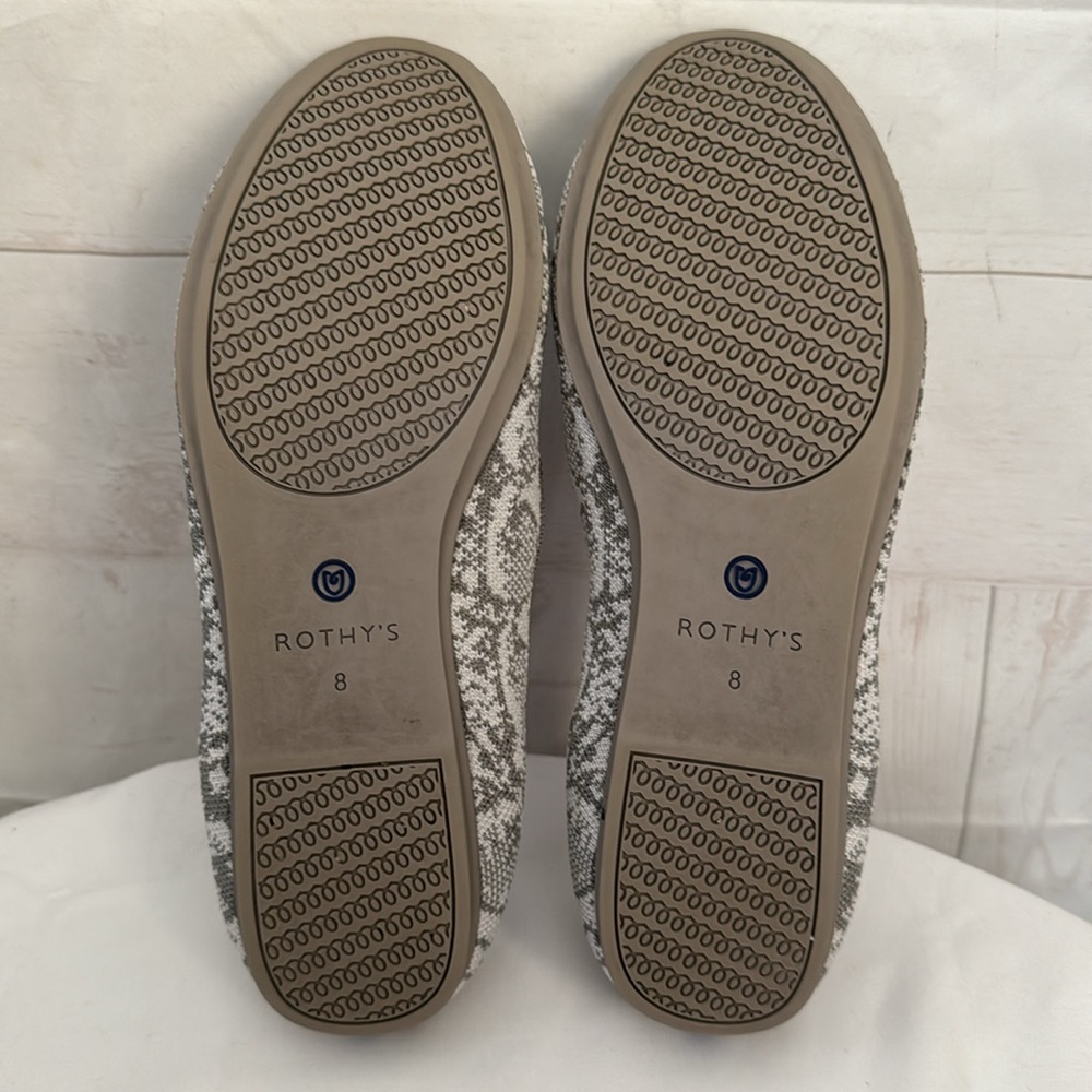 Rothy’s Size 8 Python Print Almond Toe Loafers - image 5